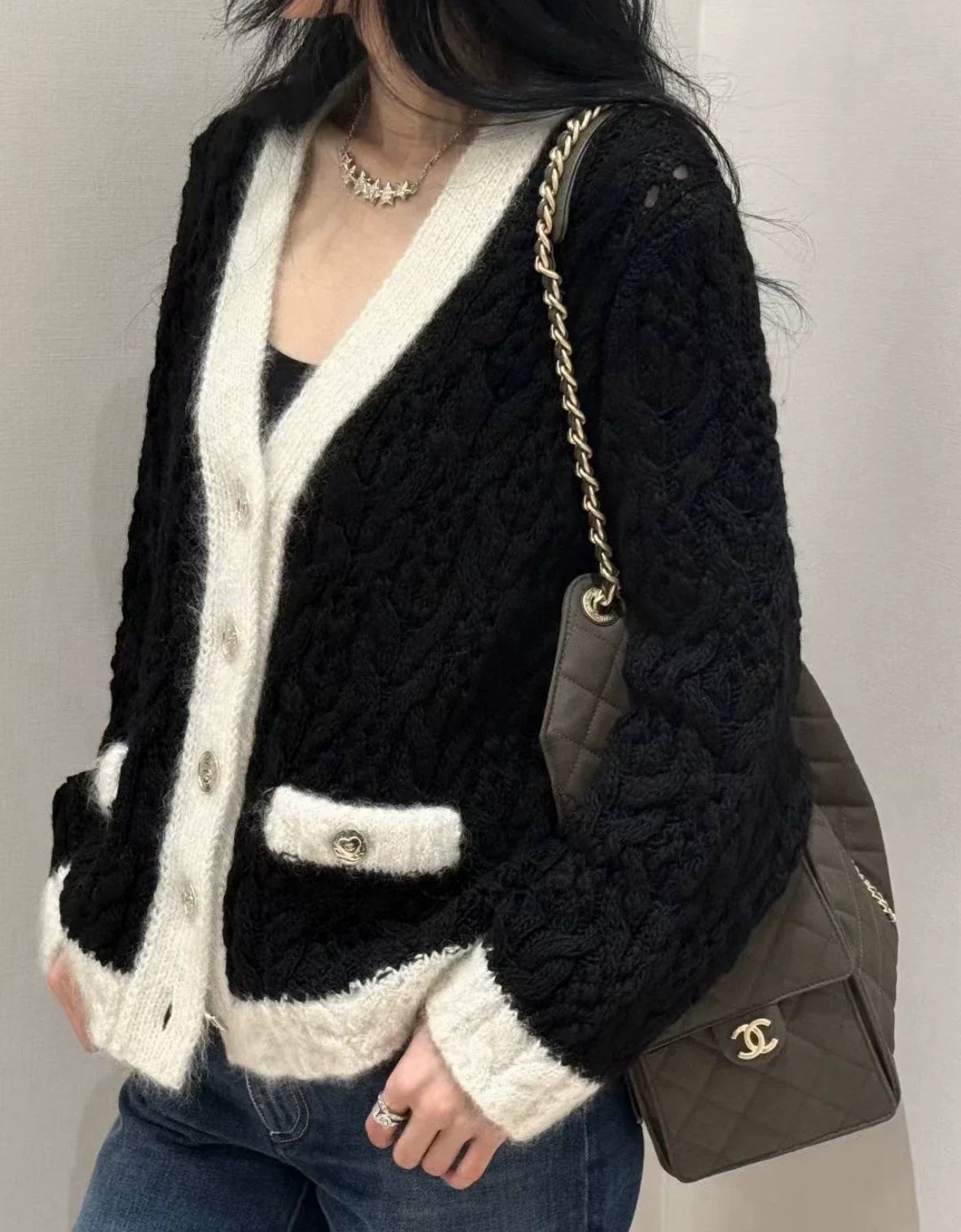 2025 Crochet knitted cardigan