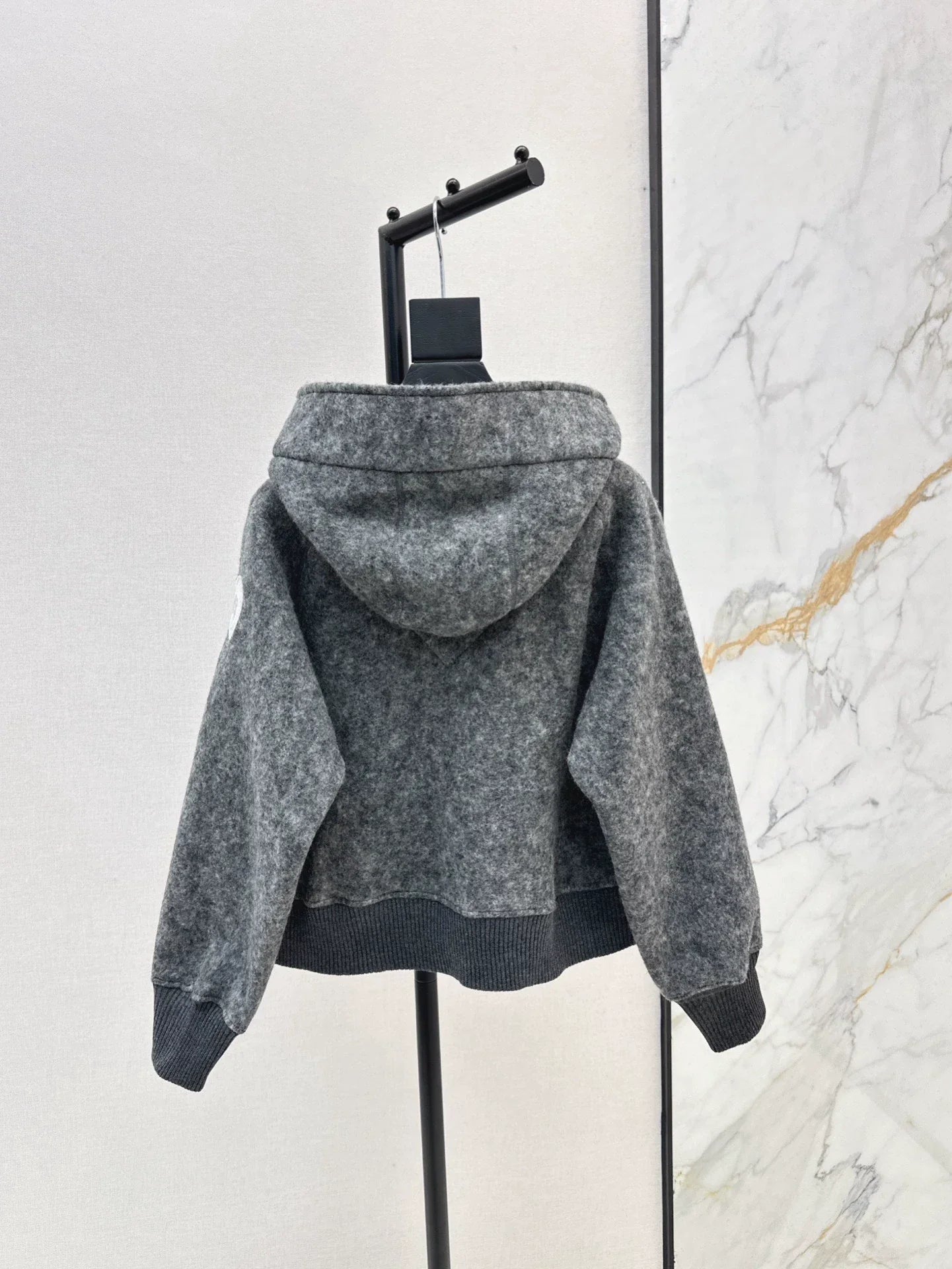 25fw Wool sports sweatshirt jacket