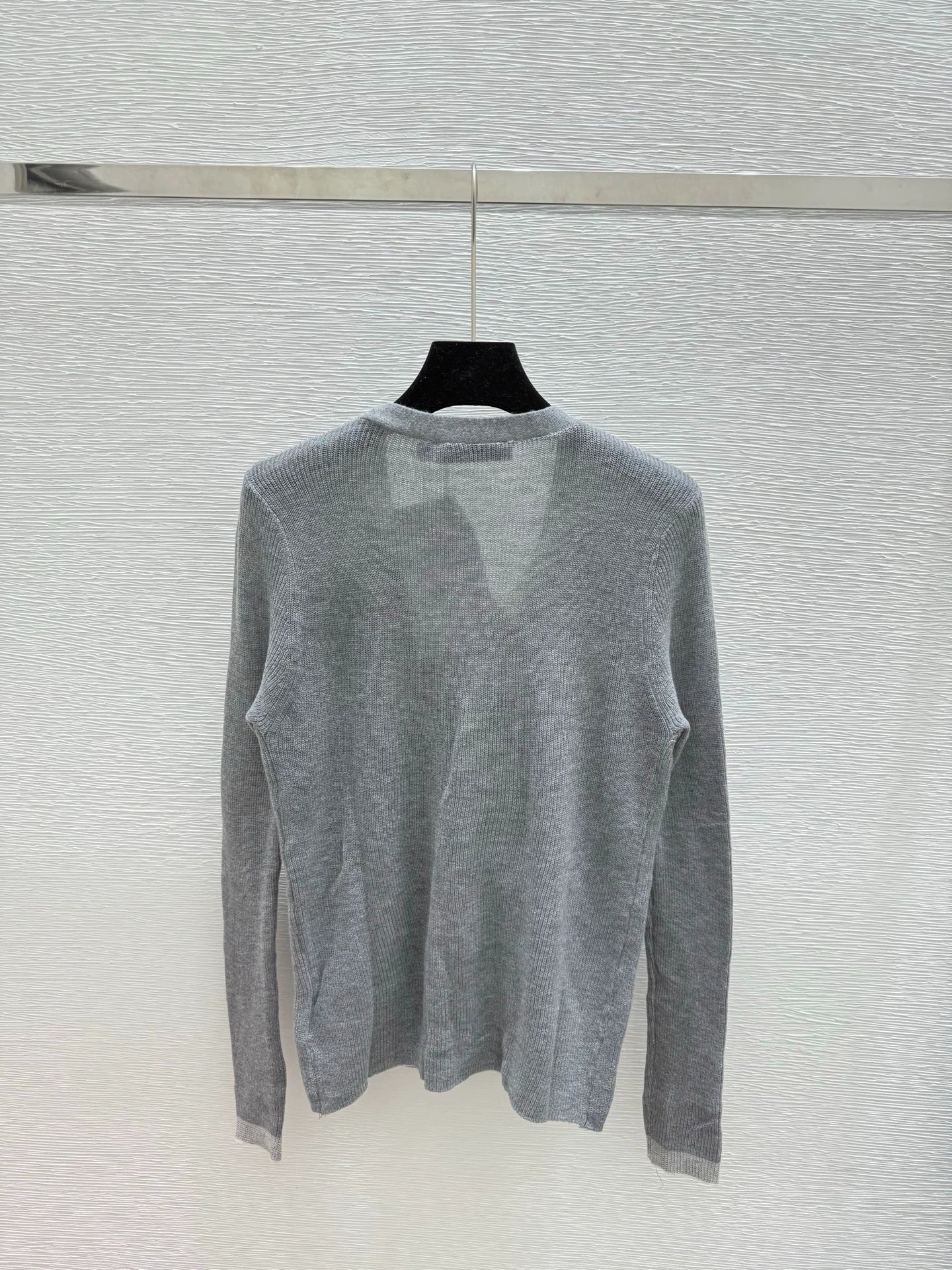 25fw Fake two knitted cardigans