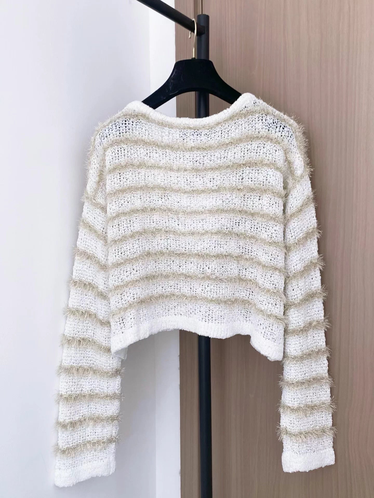 25fw Two tone long sleeved shirt