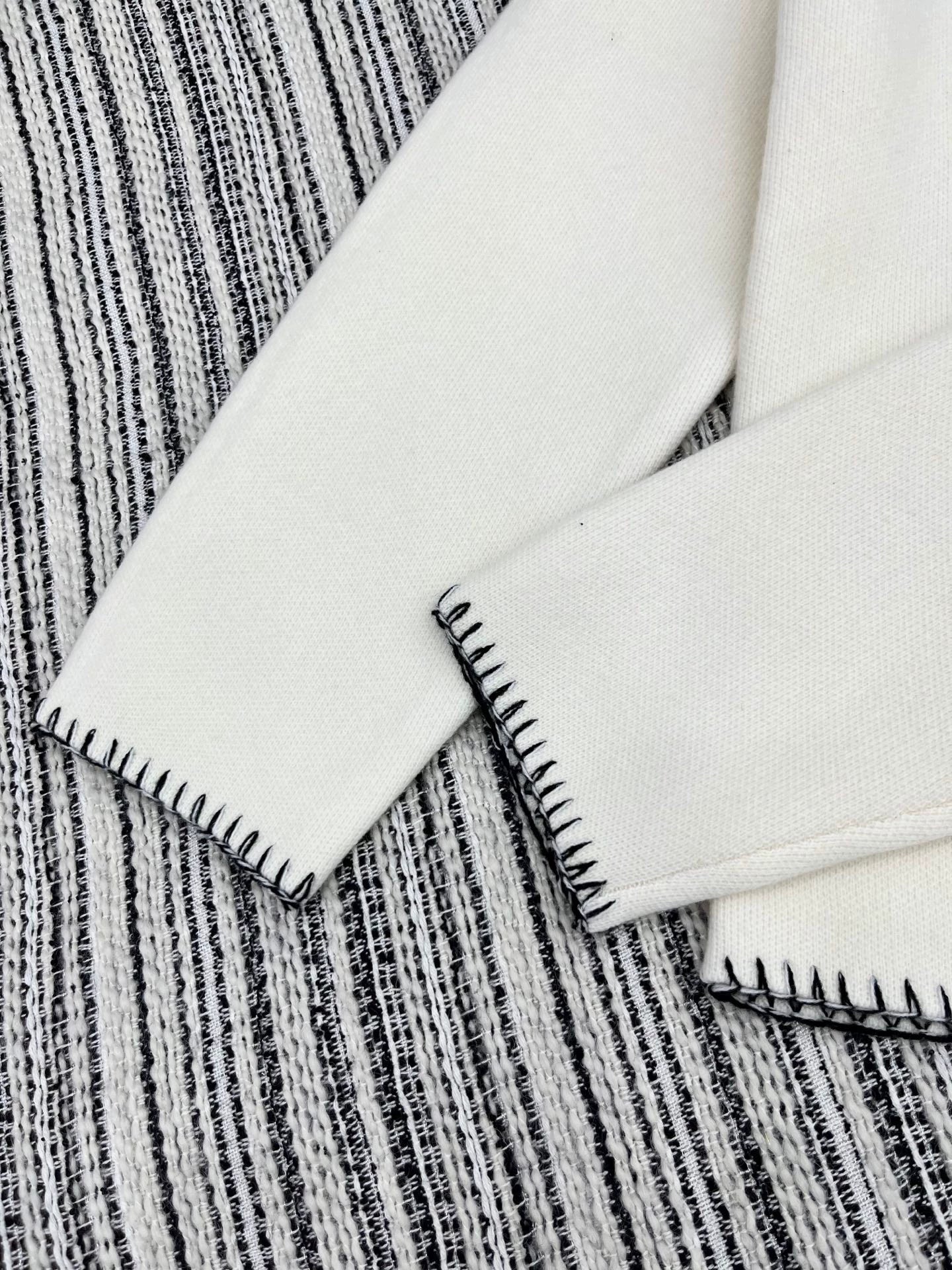 25fw Color blocking hook edge lapel jacket