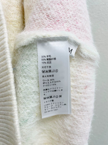 25fw Old flower hooded zipper cardigan