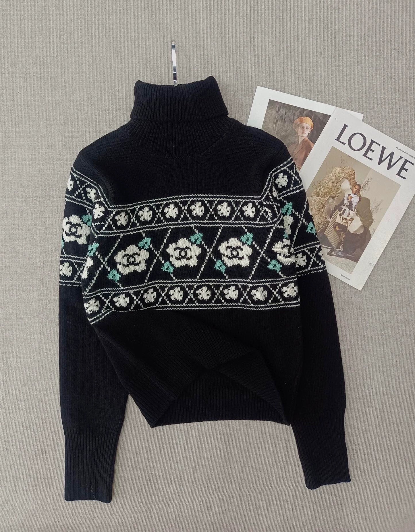 Camellia High Collar Sweater