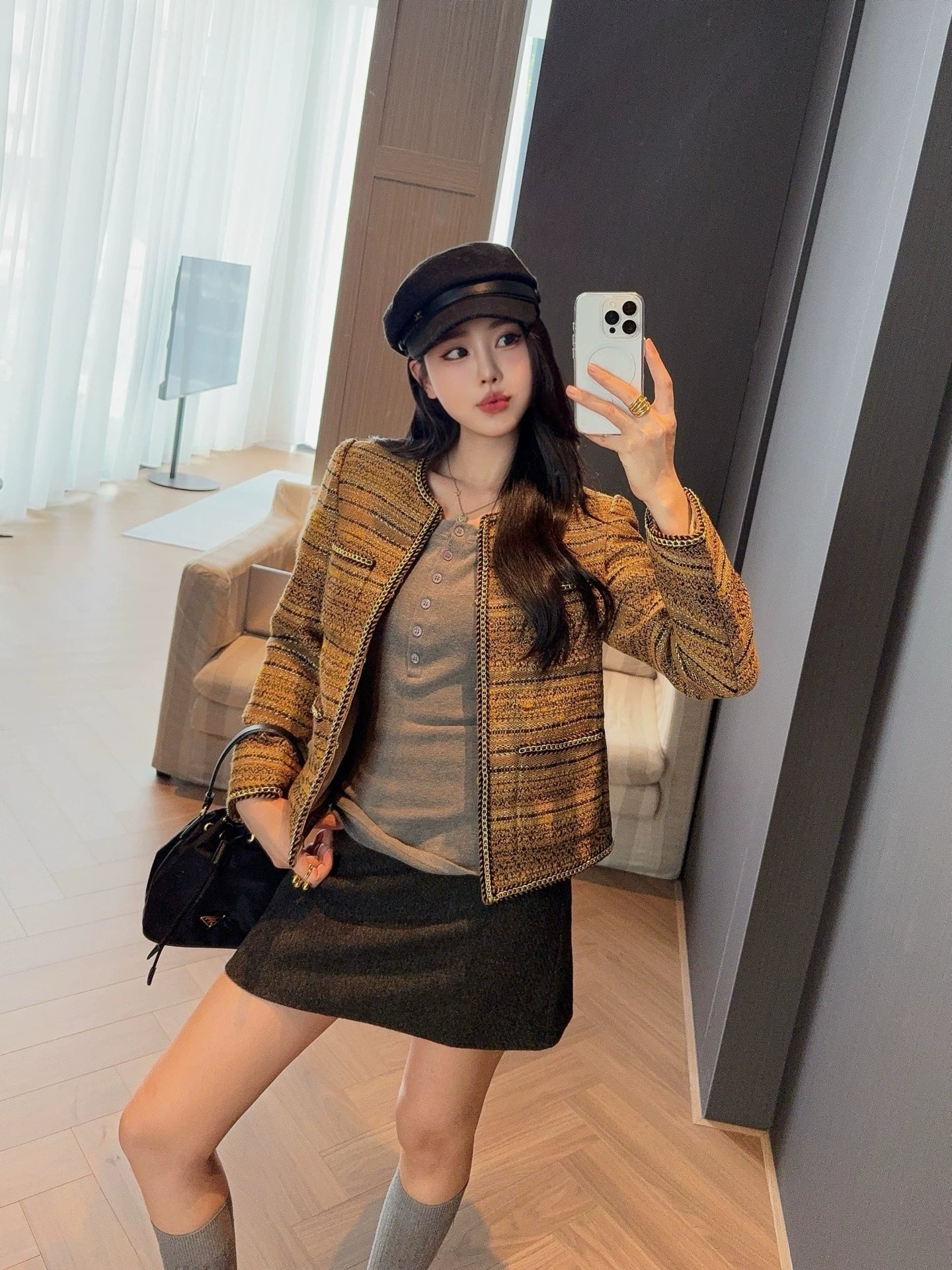 25fw Edge design small jacket