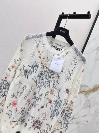 25fw Mohair knitted sweater