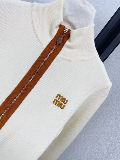 25fw Stand up collar cardigan