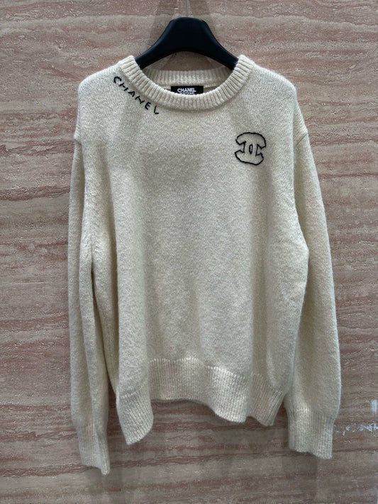 Double C Jacquard Sweater