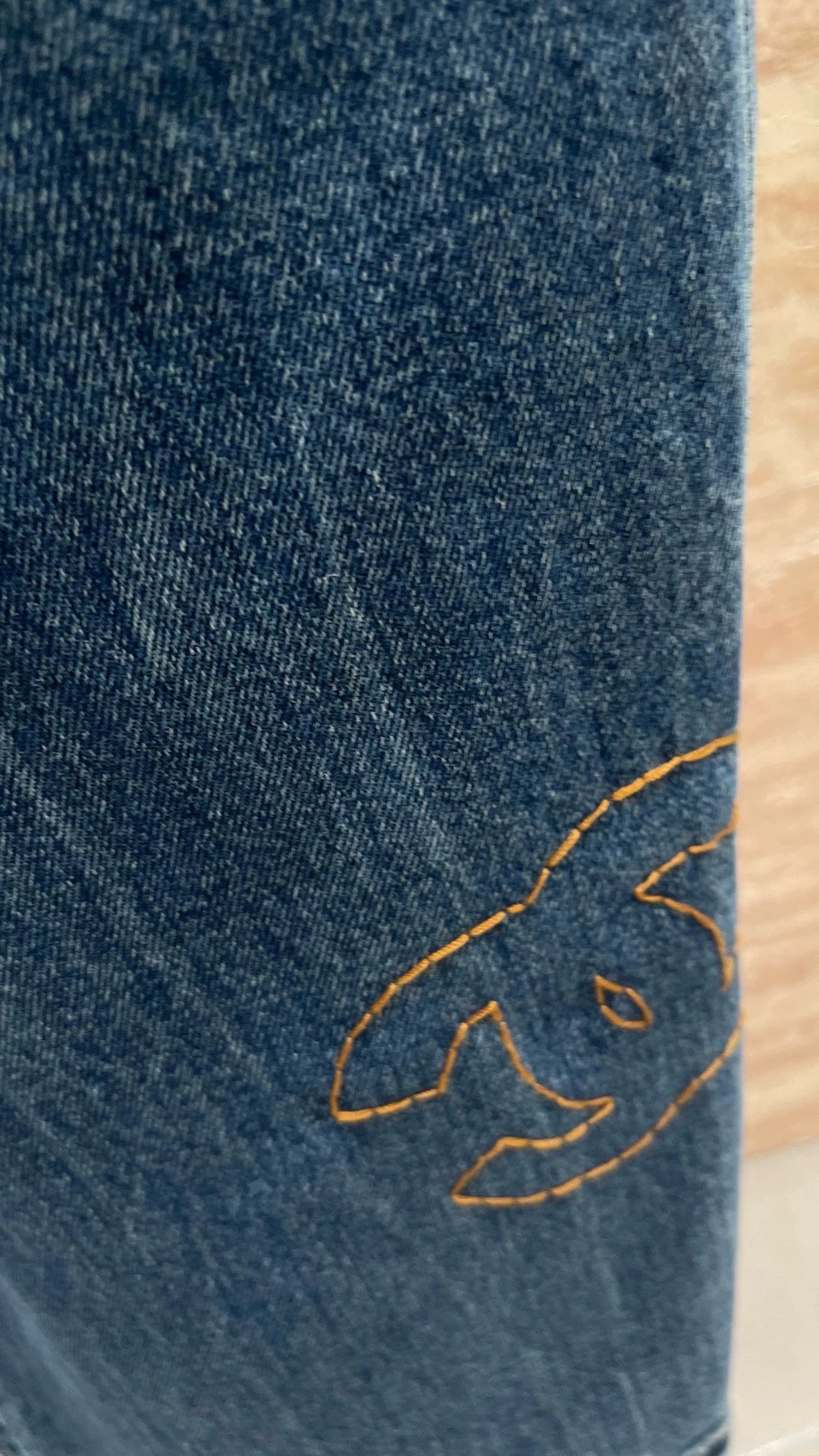 25fw Wide leg straight leg casual jeans(vintage series)