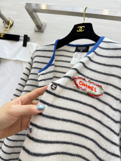 25fw Alpaca striped cardigan jacket（Medieval Series）