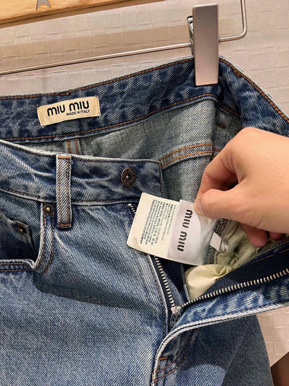 Fake pocket jeans