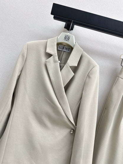 25fw Side button decorative suit jacket