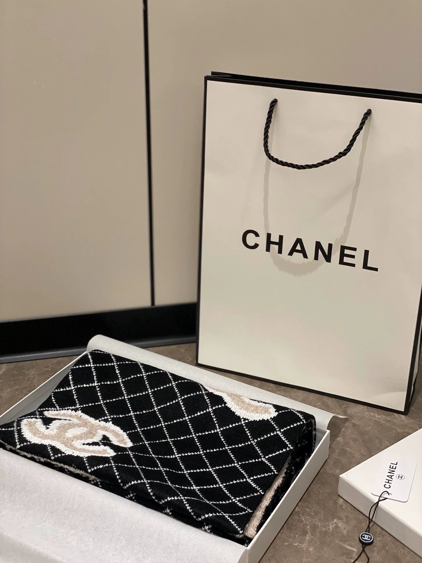 25fw Double sided new scarf