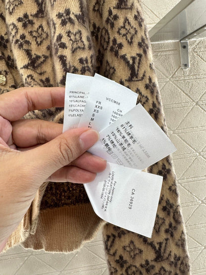 25fw JJacquard knitted cardigan