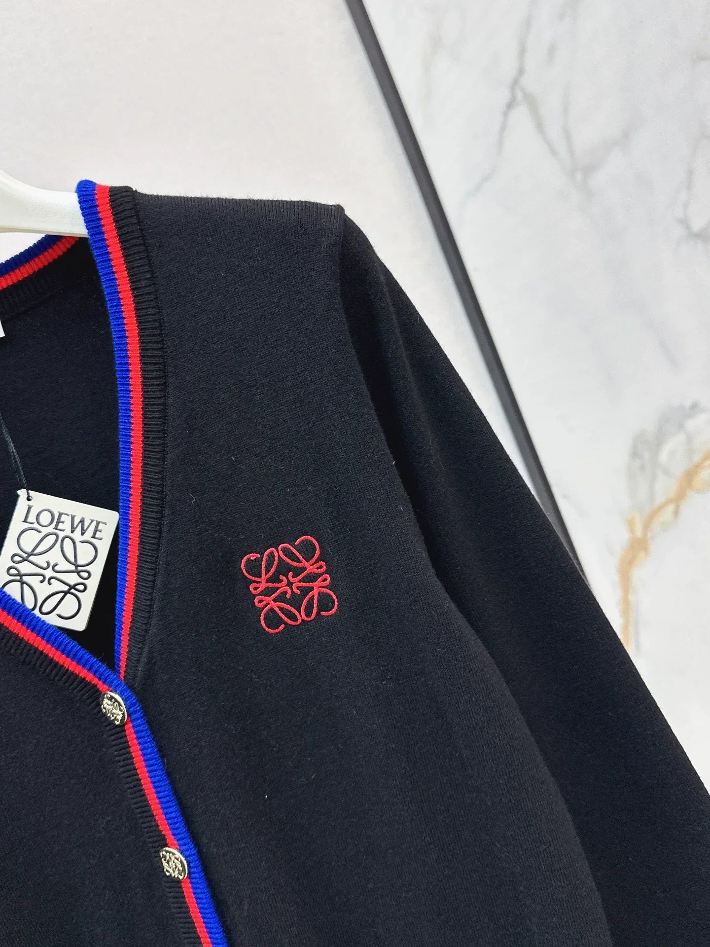 25fw Embroidered decorative cardigan