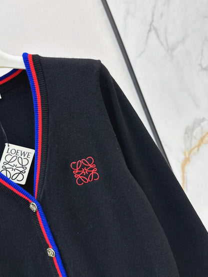 25fw Embroidered decorative cardigan