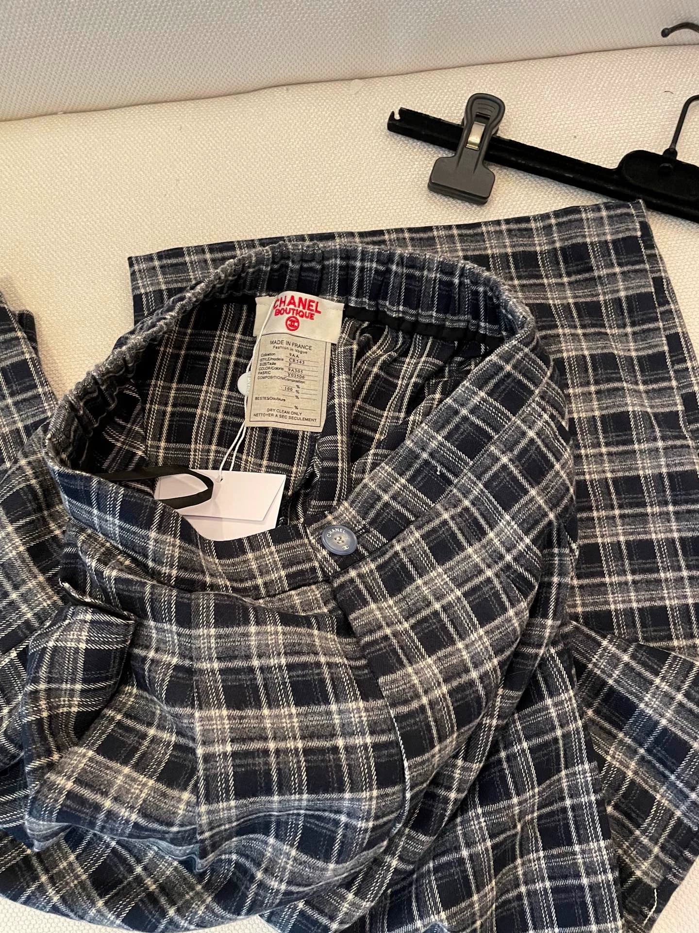 25fw checked pants（Medieval Series）