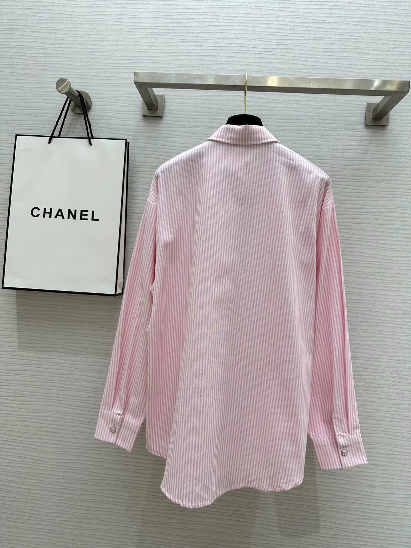 Pink striped vintage style shirt (vintage series)