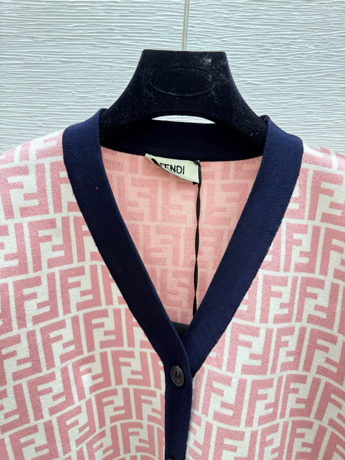 25fw Old flower knitted cardigan