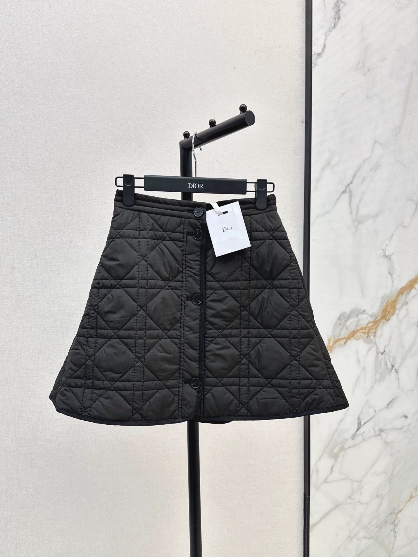25fw Cotton padded short skirt