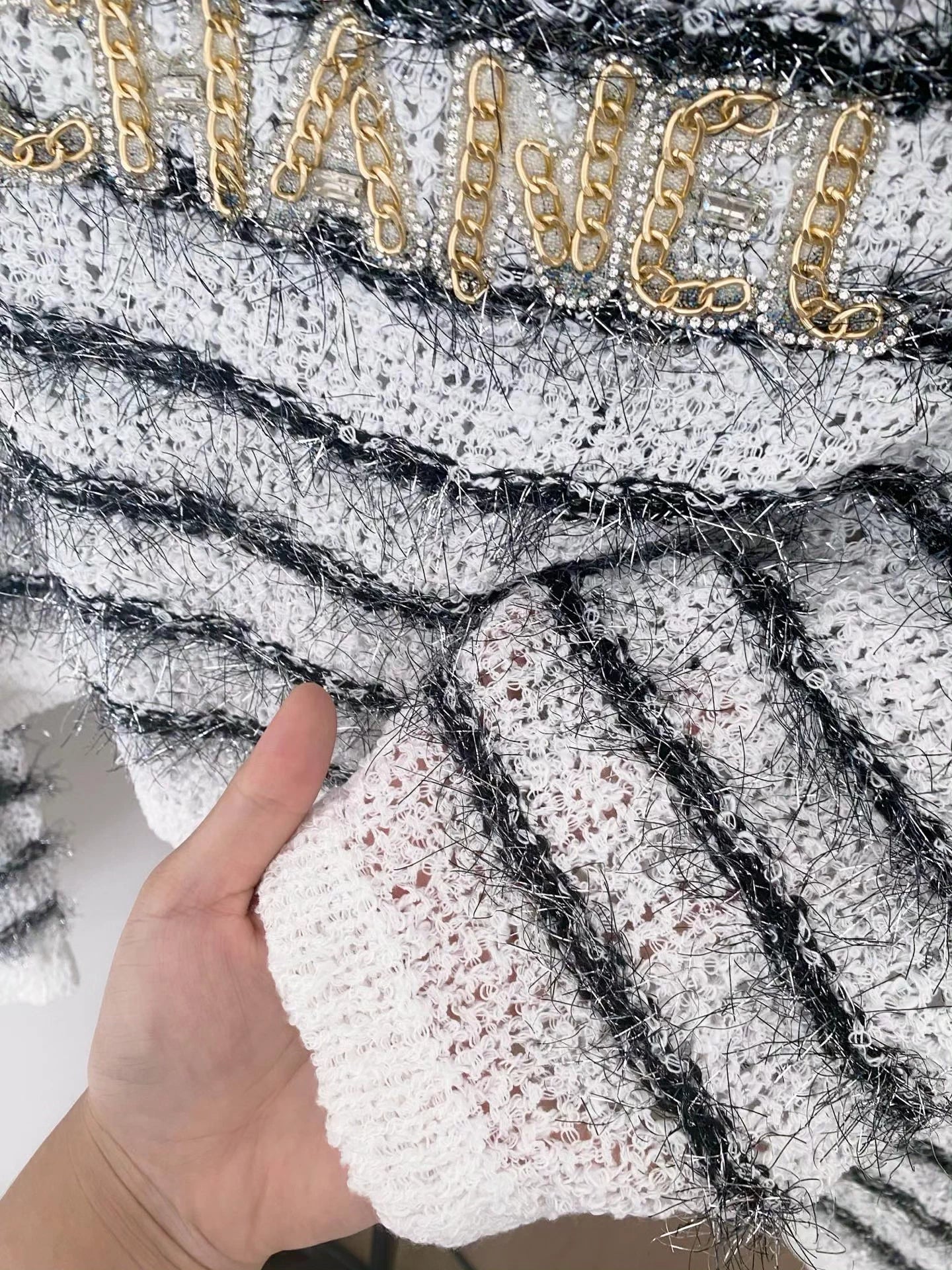 25fw Two tone long sleeved shirt