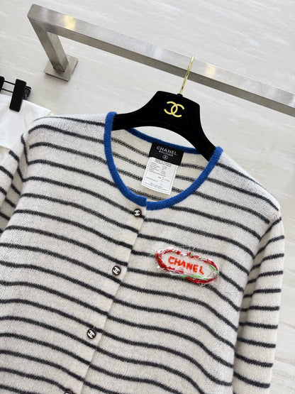 25fw Alpaca striped cardigan jacket（Medieval Series）