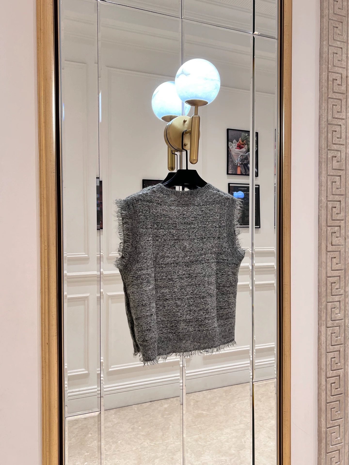 25fw Lightweight knitted vest(vintage series)