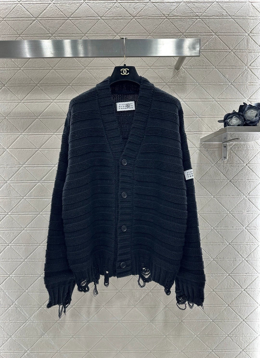 25fw Pit and hole pocket cardigan