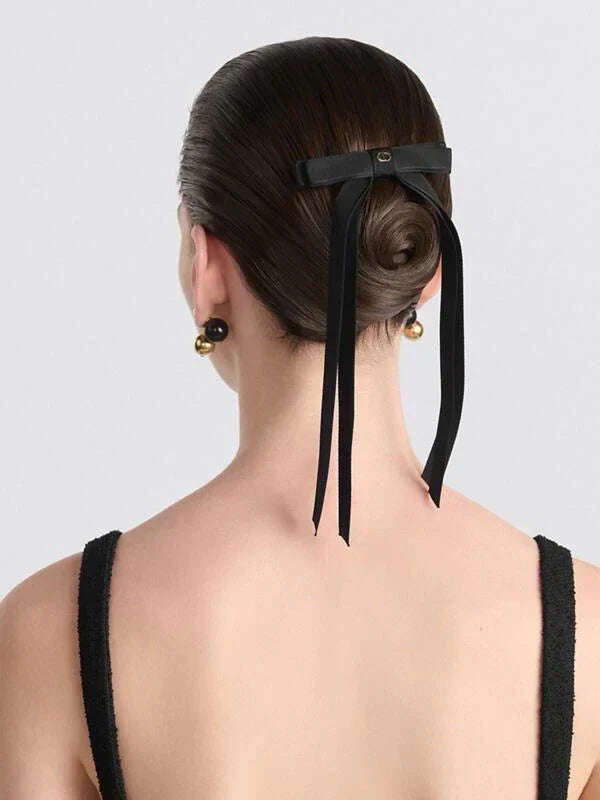 25 new bow letter hairpin