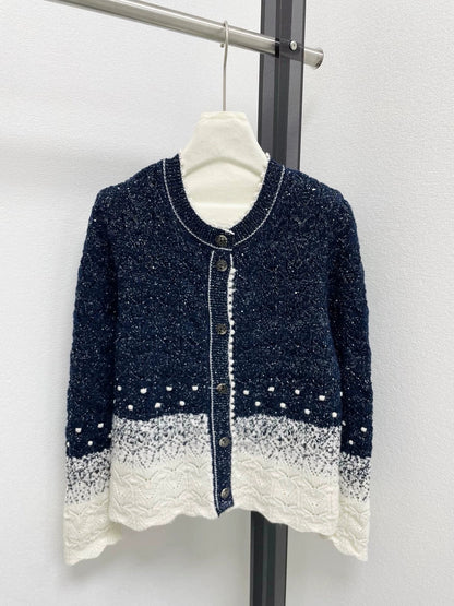 25fw Pearl embellished cardigan