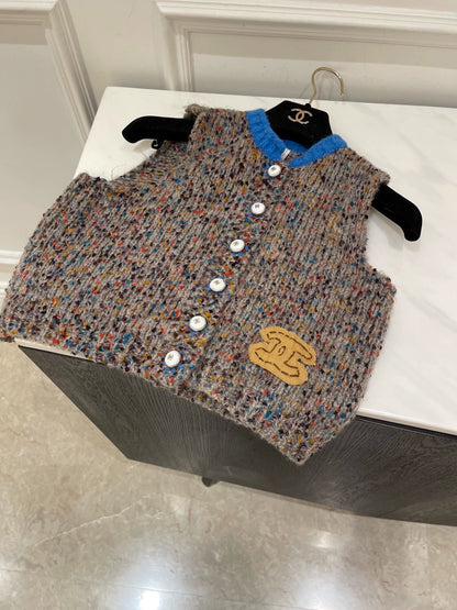 25fw Ni Cai Knitted Vest(vintage series)