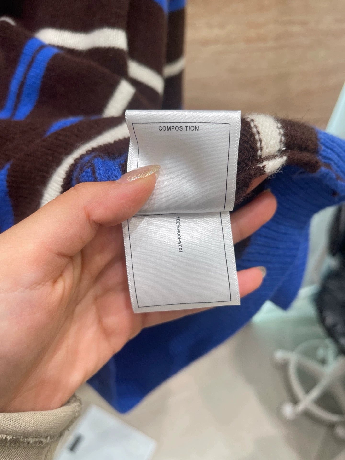 25fw Striped collar design sweater(vintage series)