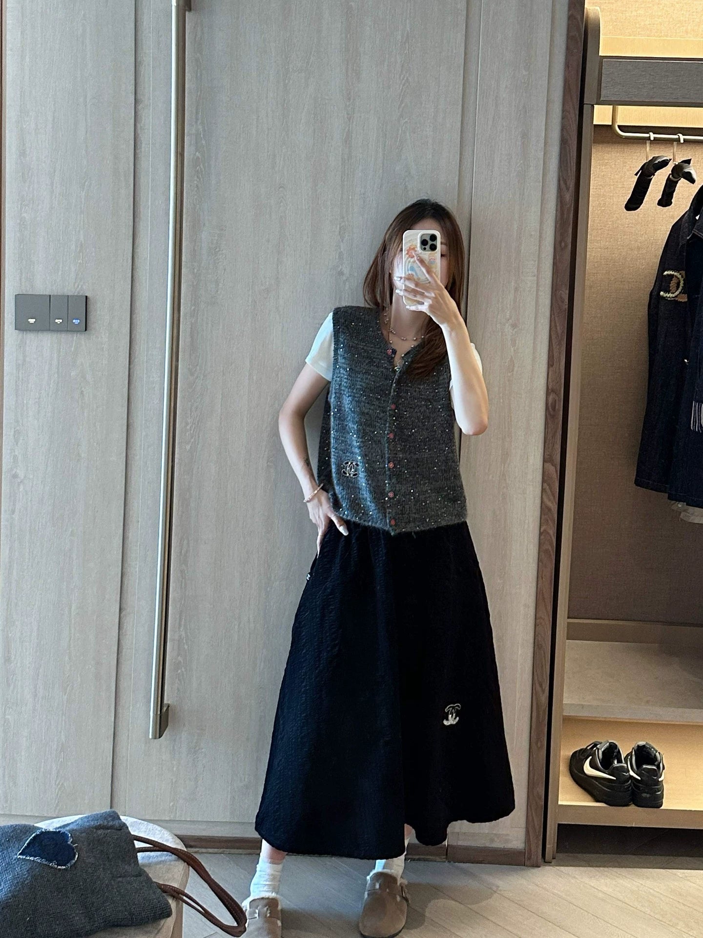 25fw Colorful pearl vest（Medieval Series）