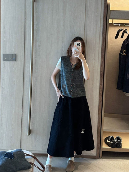 25fw Colorful pearl vest（Medieval Series）