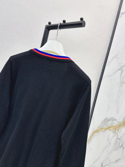 25fw Embroidered decorative cardigan