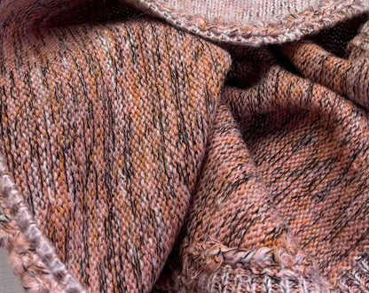 25fw Collar long sleeved knitted cardigan）