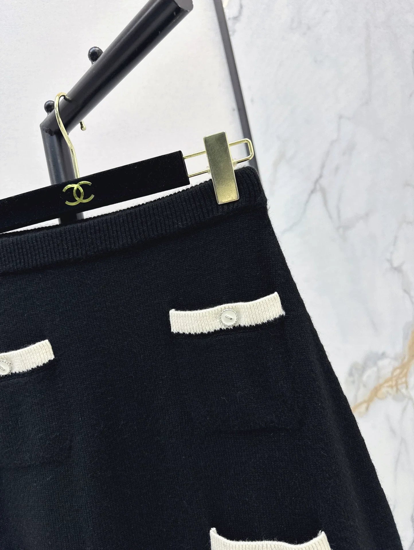 25fw Pocket Decorative Half Skirt