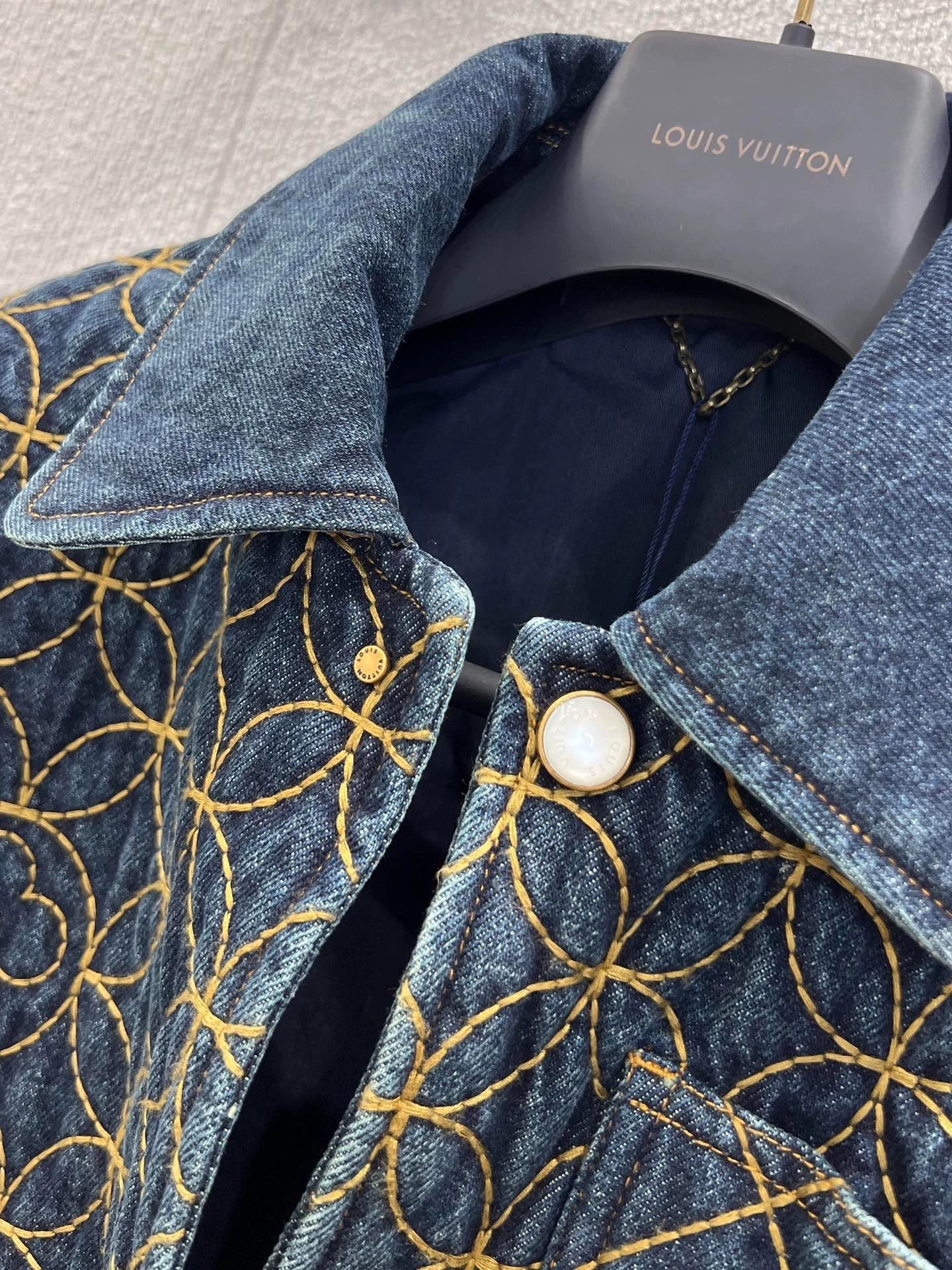 Retro Embroidered Denim Jacket