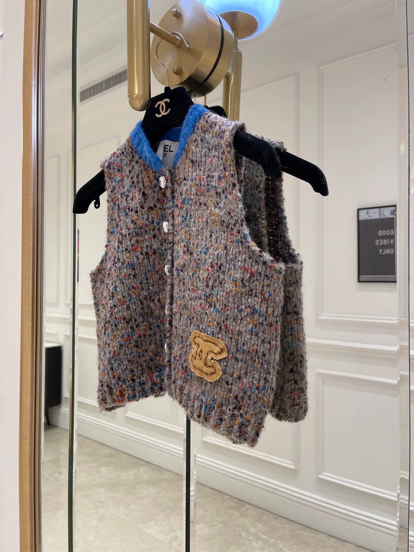 25fw Ni Cai Knitted Vest(vintage series)