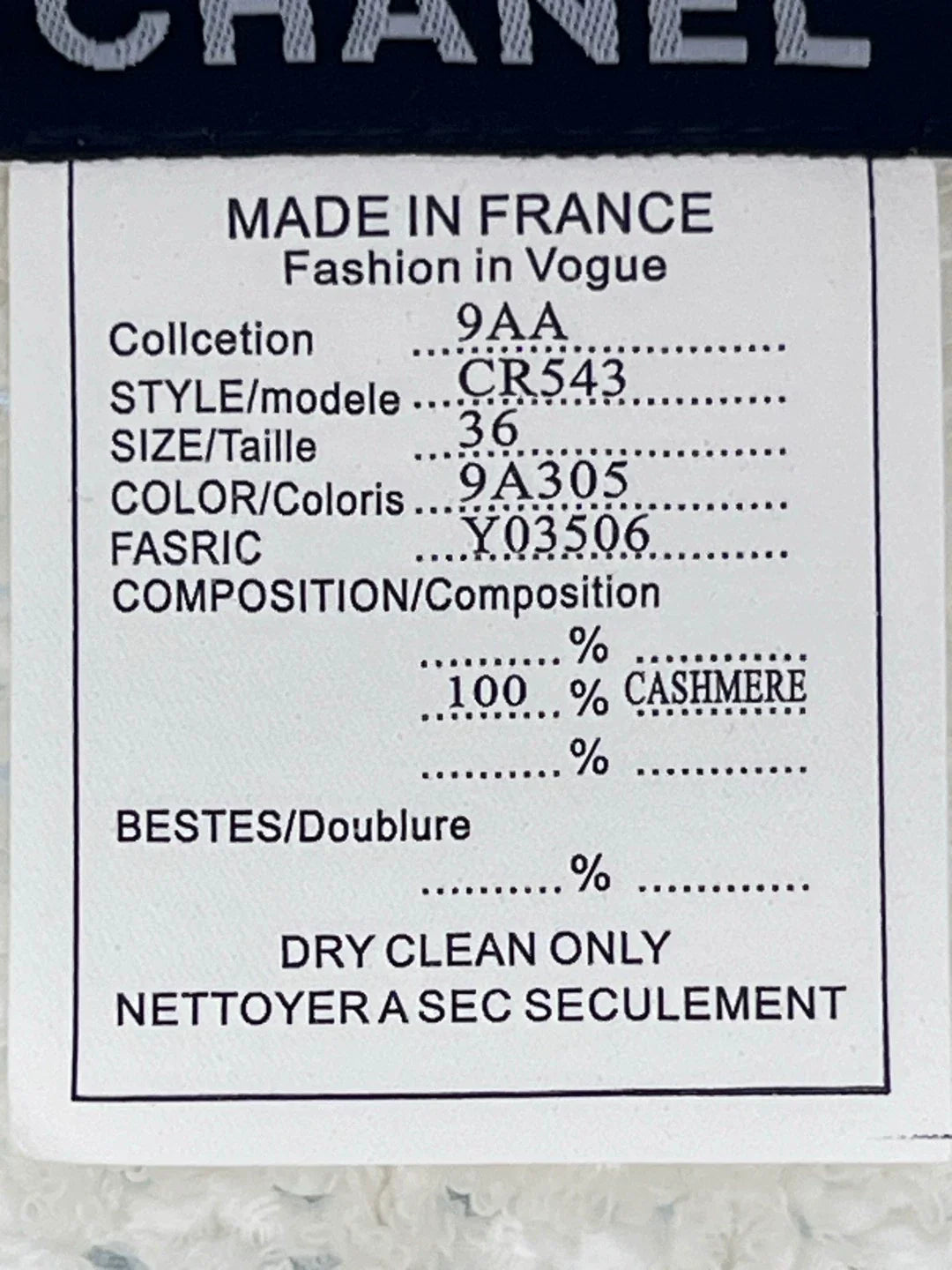 Tweed Chanel-inspired short jacket