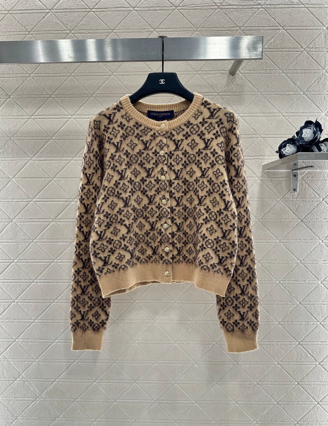 25fw JJacquard knitted cardigan