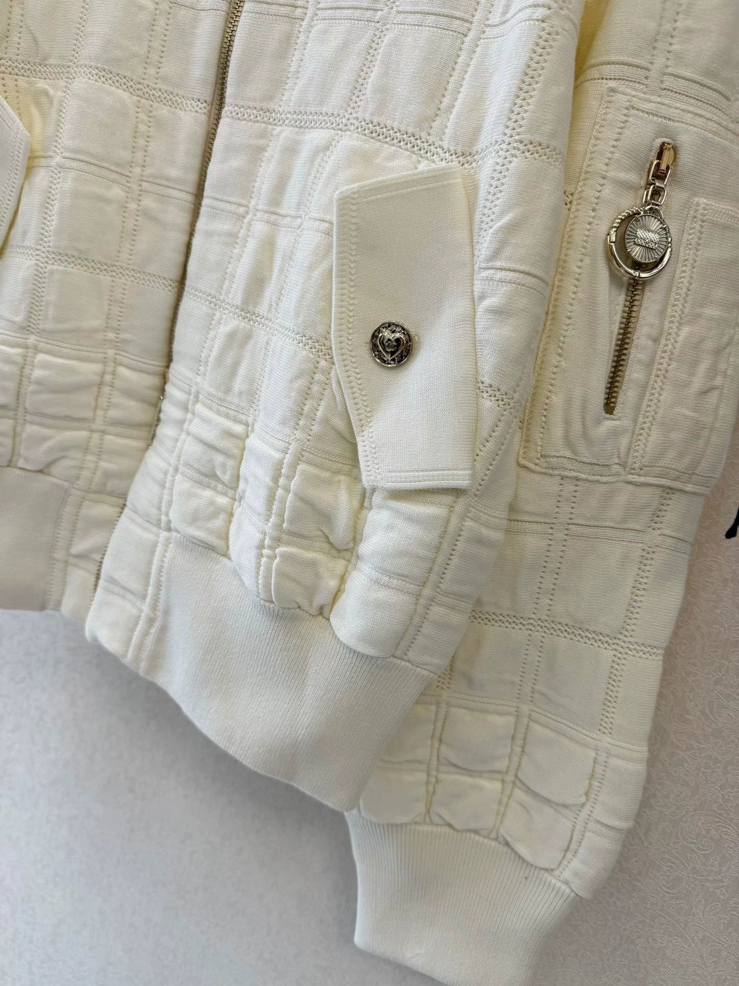 Diamond patterned jacket