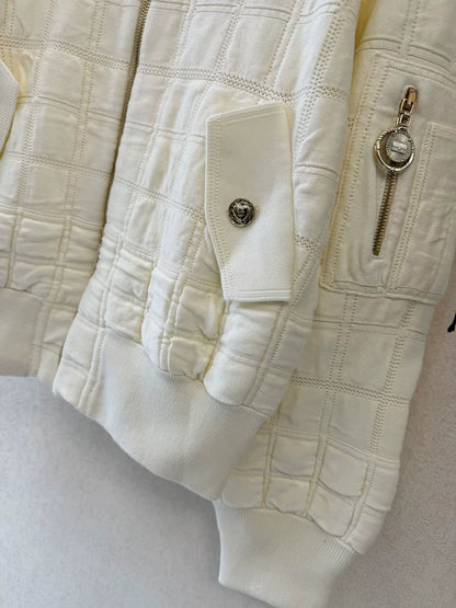 Diamond patterned jacket