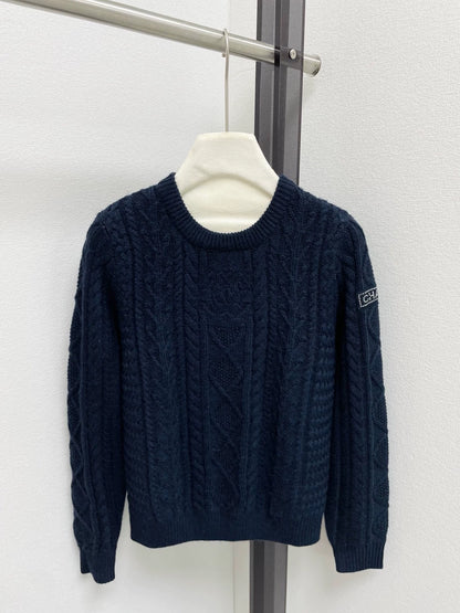 Fried Dough Twists knitting pullover