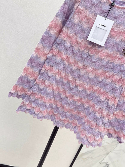 25fw Color changing knitted round neck