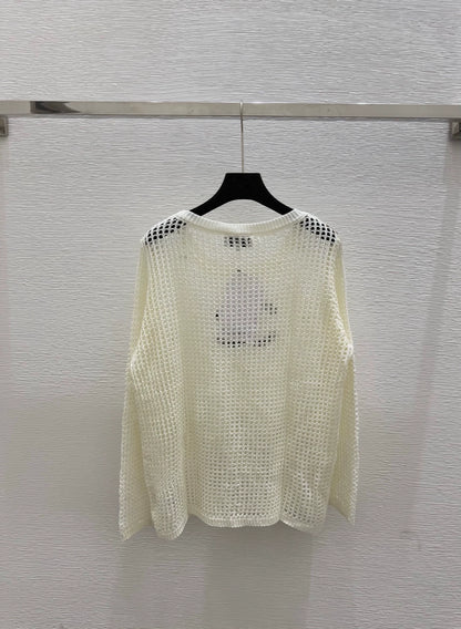 25fw Hollow knit sweater