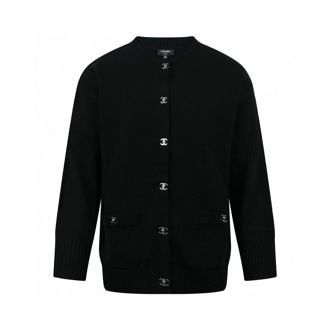 25fw Backpack buckle knitted cardigan