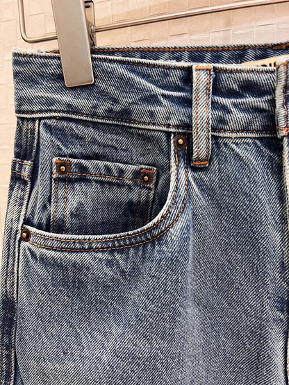 Fake pocket jeans