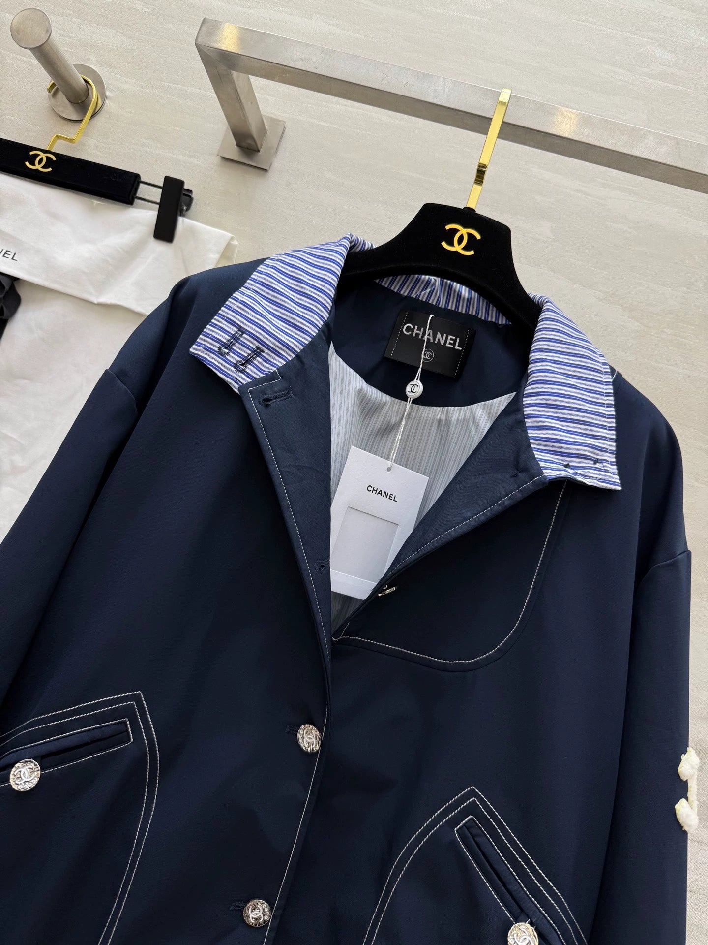 Deep blue workwear jacket