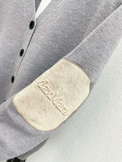 25fw V-neck knitted cardigan