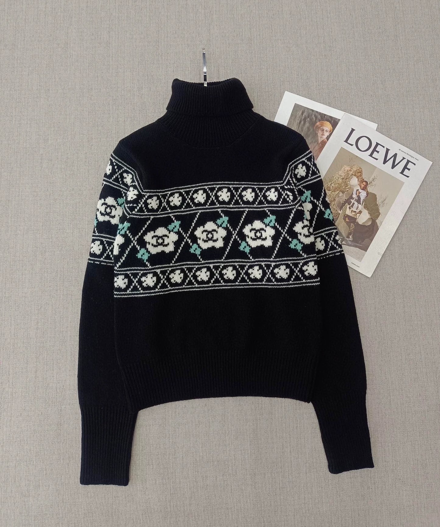 Camellia High Collar Sweater